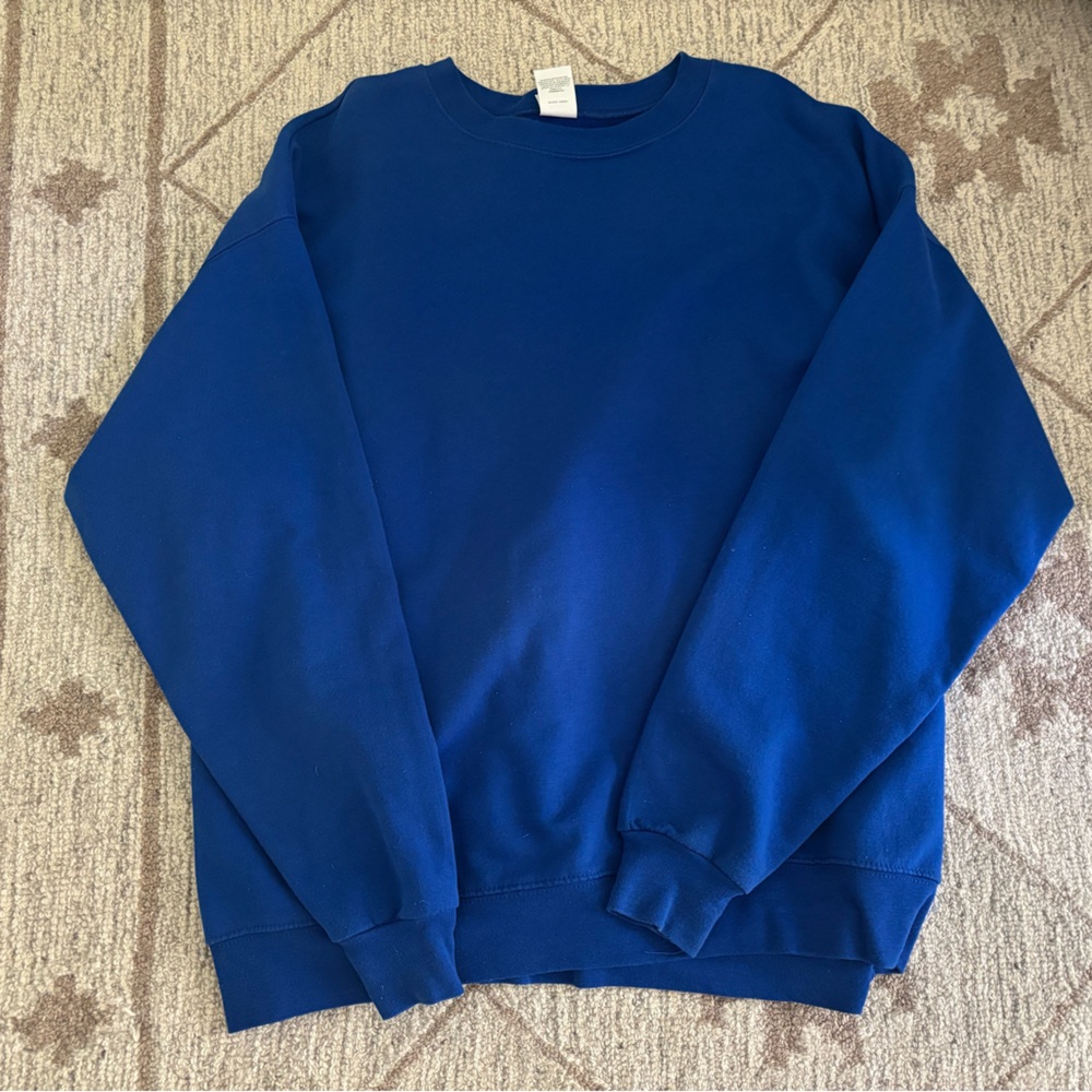 Hanes EcoSmart Royal Blue Sweatshirt